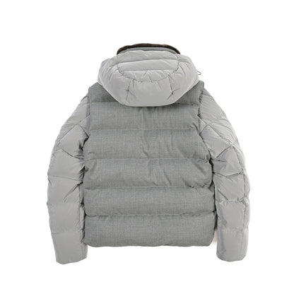 MOORER “CASCIANO-FUR-OSL” カシミヤ混ウール フード付き2WAYダウンジャケット