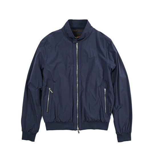 MOORER “ALBERTI-KN” 2軸方向ストレッチナイロン スタンドカラーボンバージャケット / ACQUA RESISTANT (撥水)