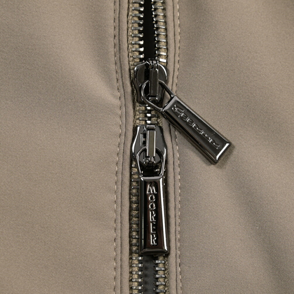 MOORER “VOLMER-KN” 2軸方向ストレッチナイロン ダブルブレストコート / ACQUA RESISTANT (撥水)