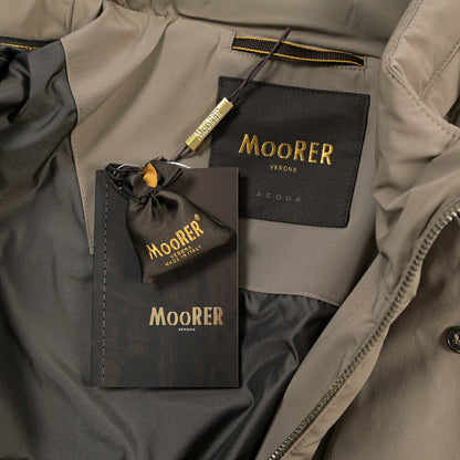 MOORER “VOLMER-KN” 2軸方向ストレッチナイロン ダブルブレストコート / ACQUA RESISTANT (撥水)