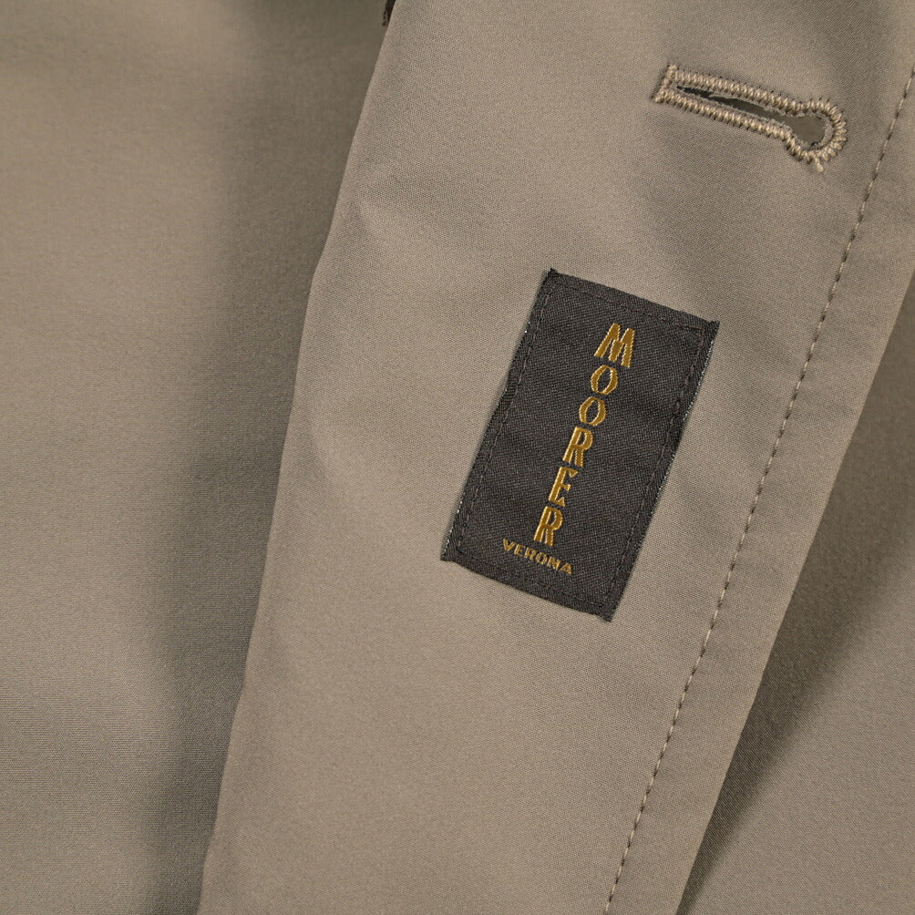 MOORER “VOLMER-KN” 2軸方向ストレッチナイロン ダブルブレストコート / ACQUA RESISTANT (撥水)