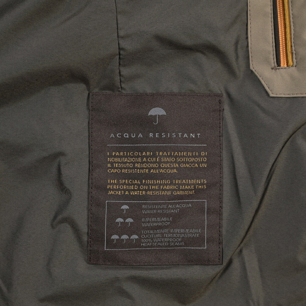 MOORER “VOLMER-KN” 2軸方向ストレッチナイロン ダブルブレストコート / ACQUA RESISTANT (撥水)