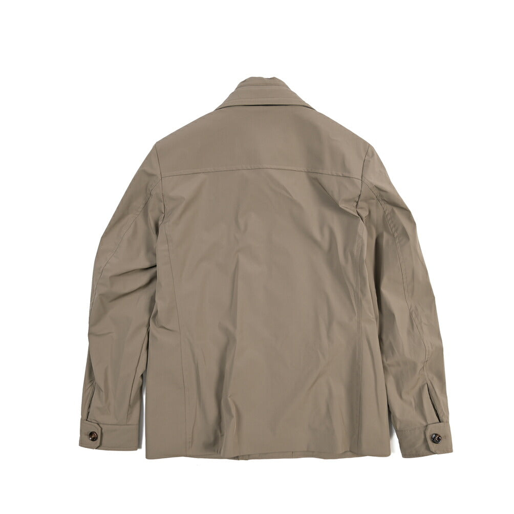 MOORER “VOLMER-KN” 2軸方向ストレッチナイロン ダブルブレストコート / ACQUA RESISTANT (撥水)