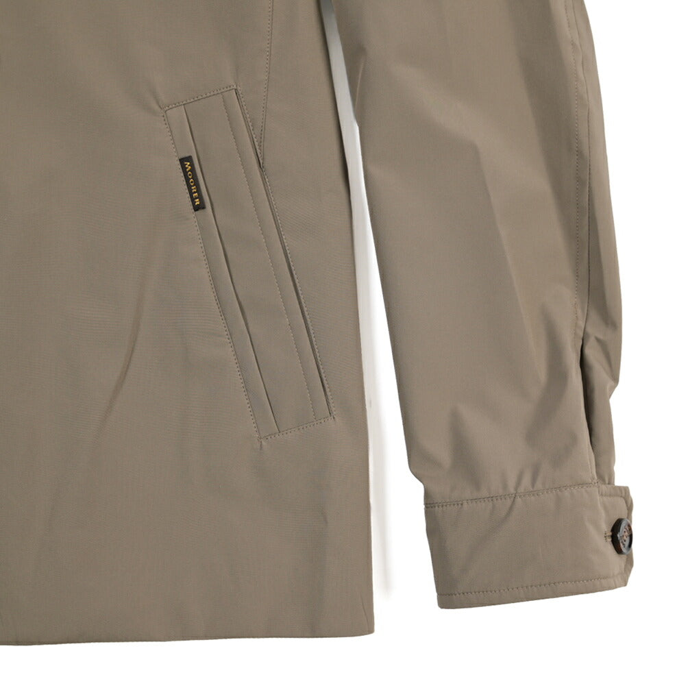 MOORER “VOLMER-KN” 2軸方向ストレッチナイロン ダブルブレストコート / ACQUA RESISTANT (撥水)