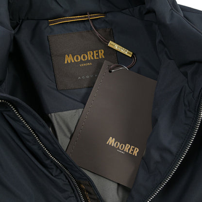 MOORER “ALCIDE-STP” ポリエステル100% スタンドカラー中綿ジャケット / ACQUA PROOF (防水)