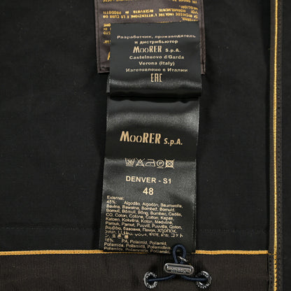 MOORER “DENVER-S1” M-65 高機能コットン スタンドカラーフィールドジャケット / ACQUA RESISTANT (撥水)