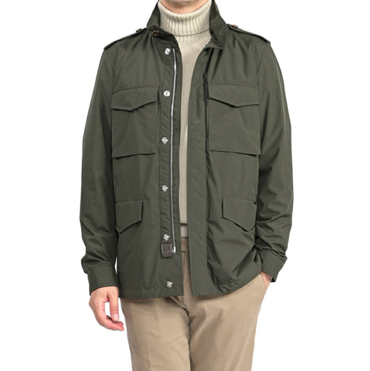MOORER “DENVER-S1” M-65 ポリエステル100% スタンドカラーフィールドジャケット / ACQUA RESISTANT (撥水)