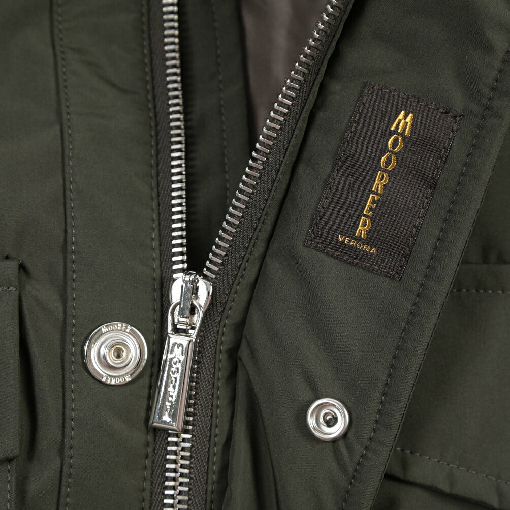 MOORER “DENVER-S1” M-65 ポリエステル100% スタンドカラーフィールドジャケット / ACQUA RESISTANT (撥水)