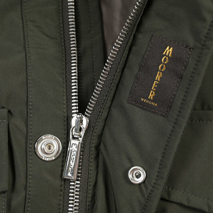MOORER “DENVER-S1” M-65 ポリエステル100% スタンドカラーフィールドジャケット / ACQUA RESISTANT (撥水)