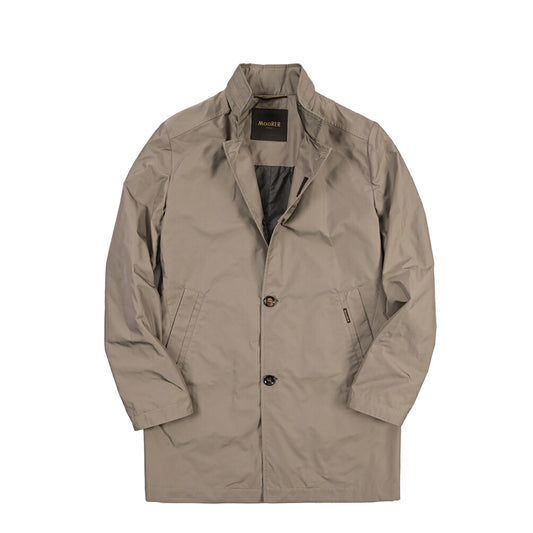 MOORER “HEKTOR-MK OT” ポリエステル100% スタンドカラーコート / ACQUA RESISTANT (撥水)