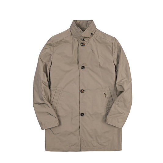 MOORER “HEKTOR-MK OT” ポリエステル100% スタンドカラーコート / ACQUA RESISTANT (撥水)