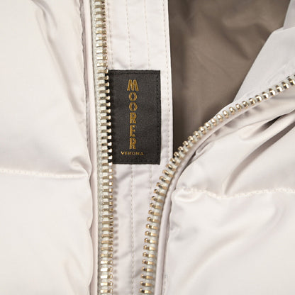 MOORER “FIRE-WKO” ポリエステル100% フード付きダウンベスト / ACQUA RESISTANT (撥水)