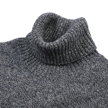 MOORER “TODI-CWS” カシミヤ100% メランジニットタートルネックセーター