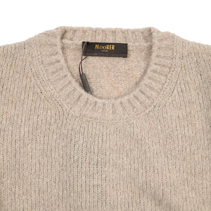 MOORER “ORVIETO-EXP” カシミヤ混ウール ミドルゲージニットセーター