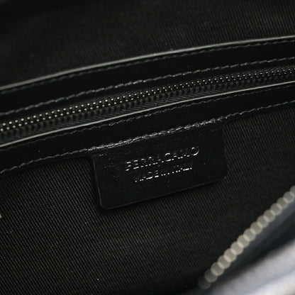 FERRAGAMO カーフレザー100% 2WAYボウリングバッグ