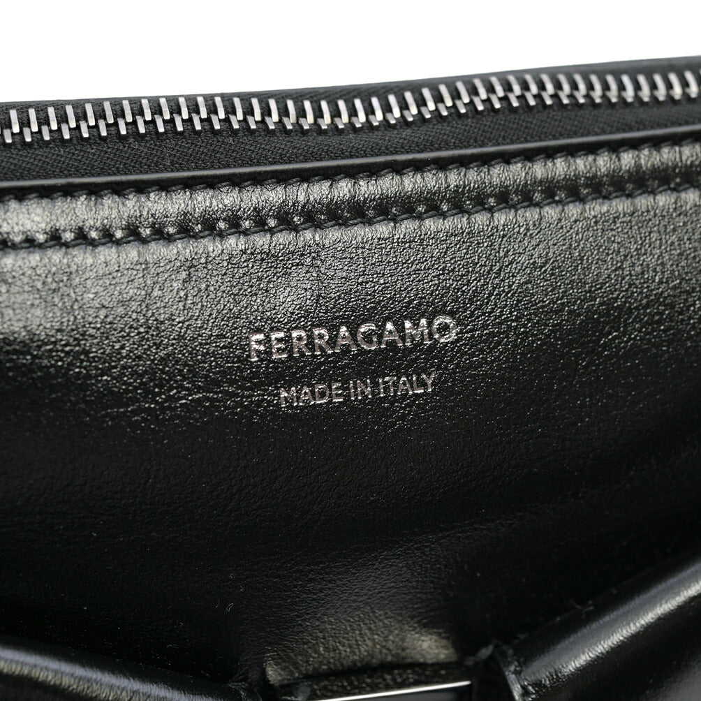 FERRAGAMO カーフレザー100% 2WAYホーボーバッグ