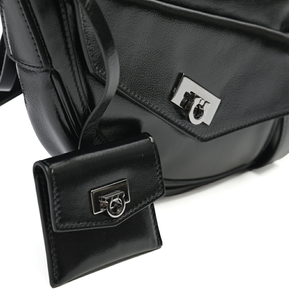 FERRAGAMO カーフレザー100% 2WAYホーボーバッグ