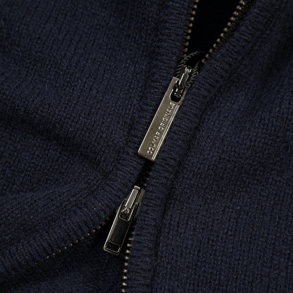 26-27AW COLMAR ORIGINALS ナイロン混ウール ジップアップスタンドカラーニットブルゾン / REGULAR FIT
