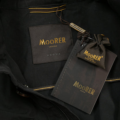 MOORER “BARALDI-S1” 高機能コットン スタンドカラーフィールドジャケット / ACQUA RESISTANT (撥水)
