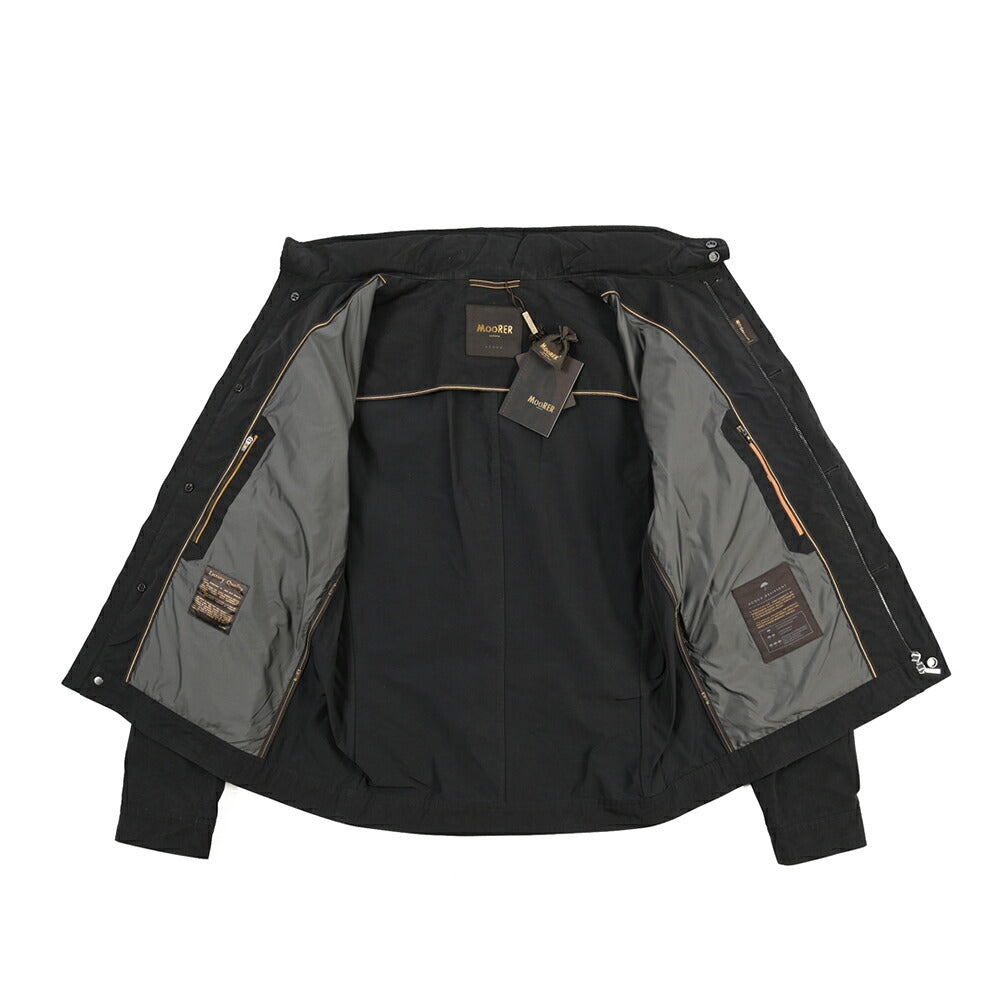 MOORER “BARALDI-S1” 高機能コットン スタンドカラーフィールドジャケット / ACQUA RESISTANT (撥水)