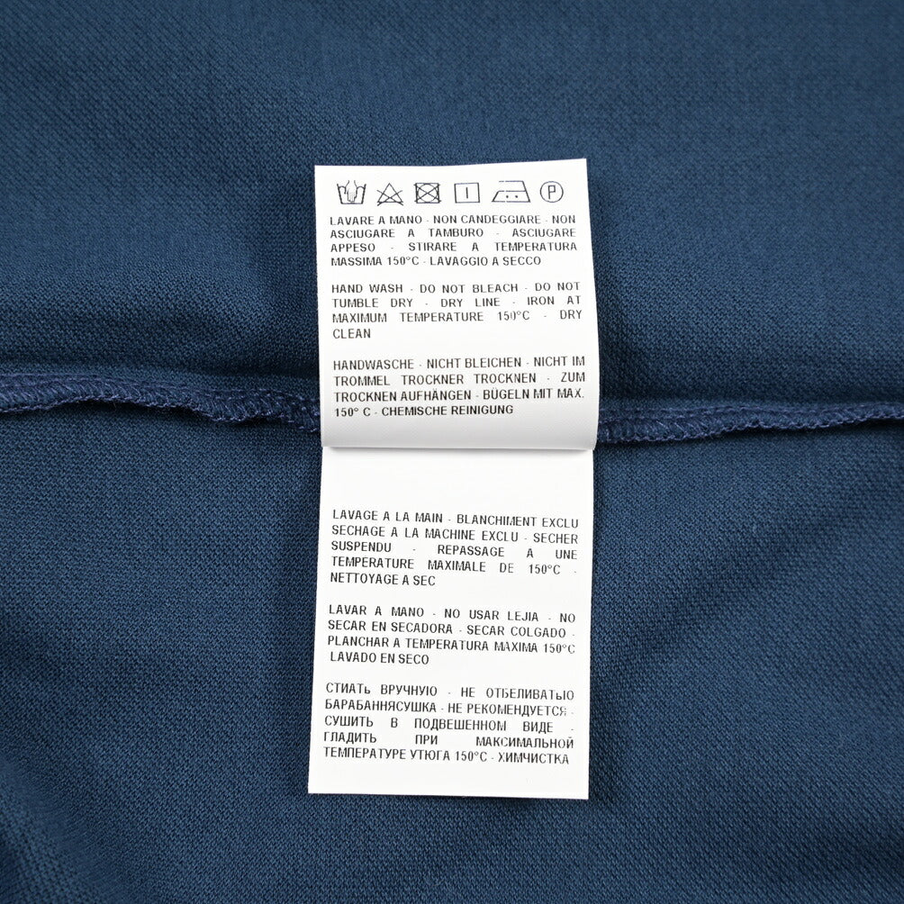 GRAN SASSO コットン100% 半袖鹿の子ポロシャツ
