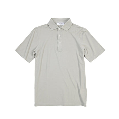 GRAN SASSO コットン100% 半袖鹿の子ポロシャツ
