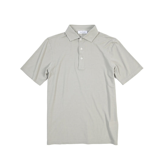 GRAN SASSO コットン100% 半袖鹿の子ポロシャツ