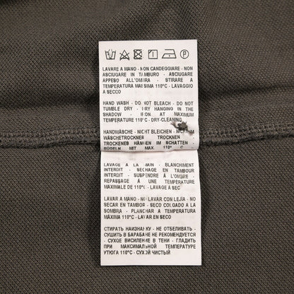 GRAN SASSO コットン100% 半袖鹿の子ポロシャツ