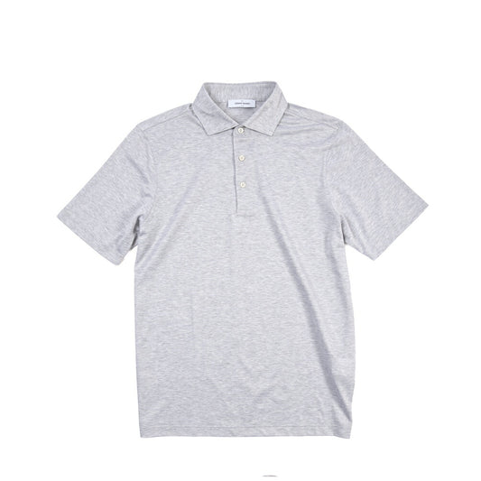 GRAN SASSO コットン100% 半袖鹿の子ポロシャツ