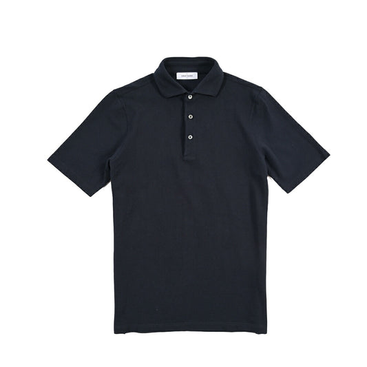 GRAN SASSO コットン100% 半袖鹿の子ポロシャツ