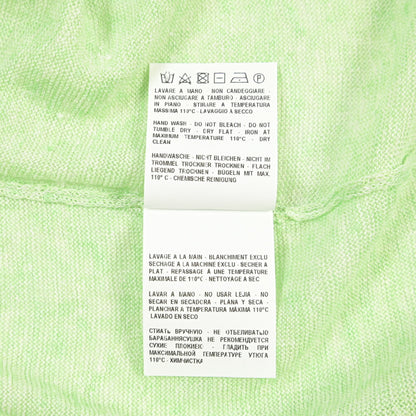 GRAN SASSO リネン100% ハイゲージクルーネック半袖ニットTシャツ