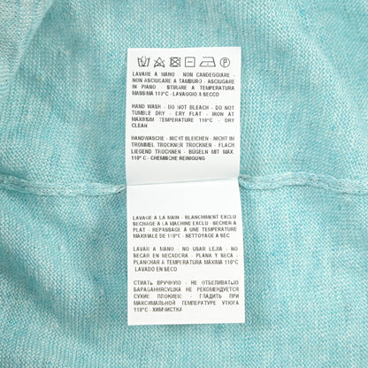 GRAN SASSO リネン100% ハイゲージクルーネック半袖ニットTシャツ