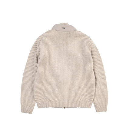 26-27AW HERNO 異素材コンビ 中綿入り ハイブリッドジャケット