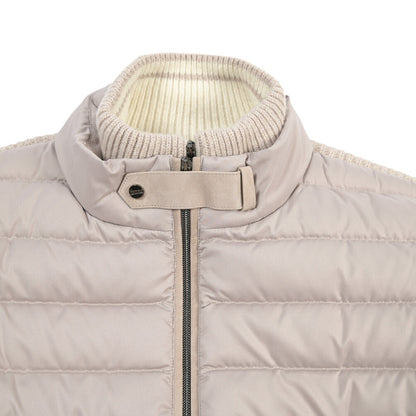 26-27AW HERNO 異素材コンビ 中綿入り ハイブリッドジャケット