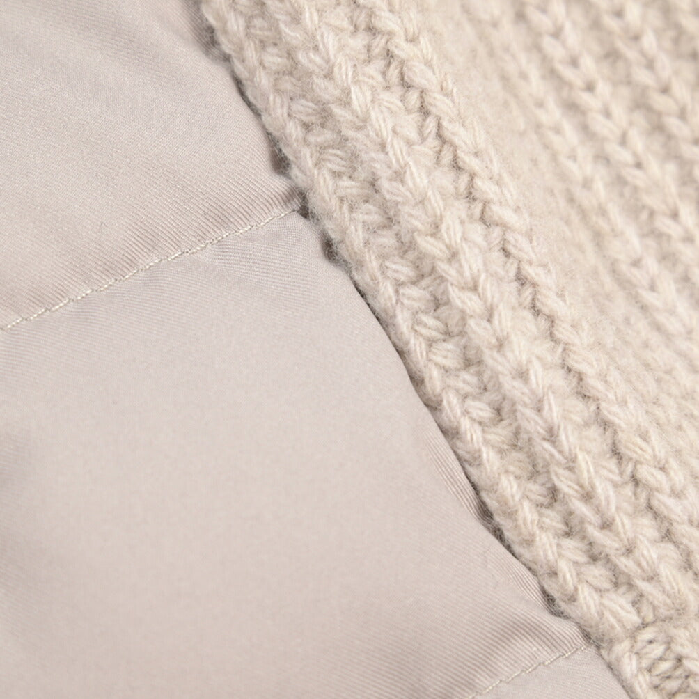26-27AW HERNO 異素材コンビ 中綿入り ハイブリッドジャケット