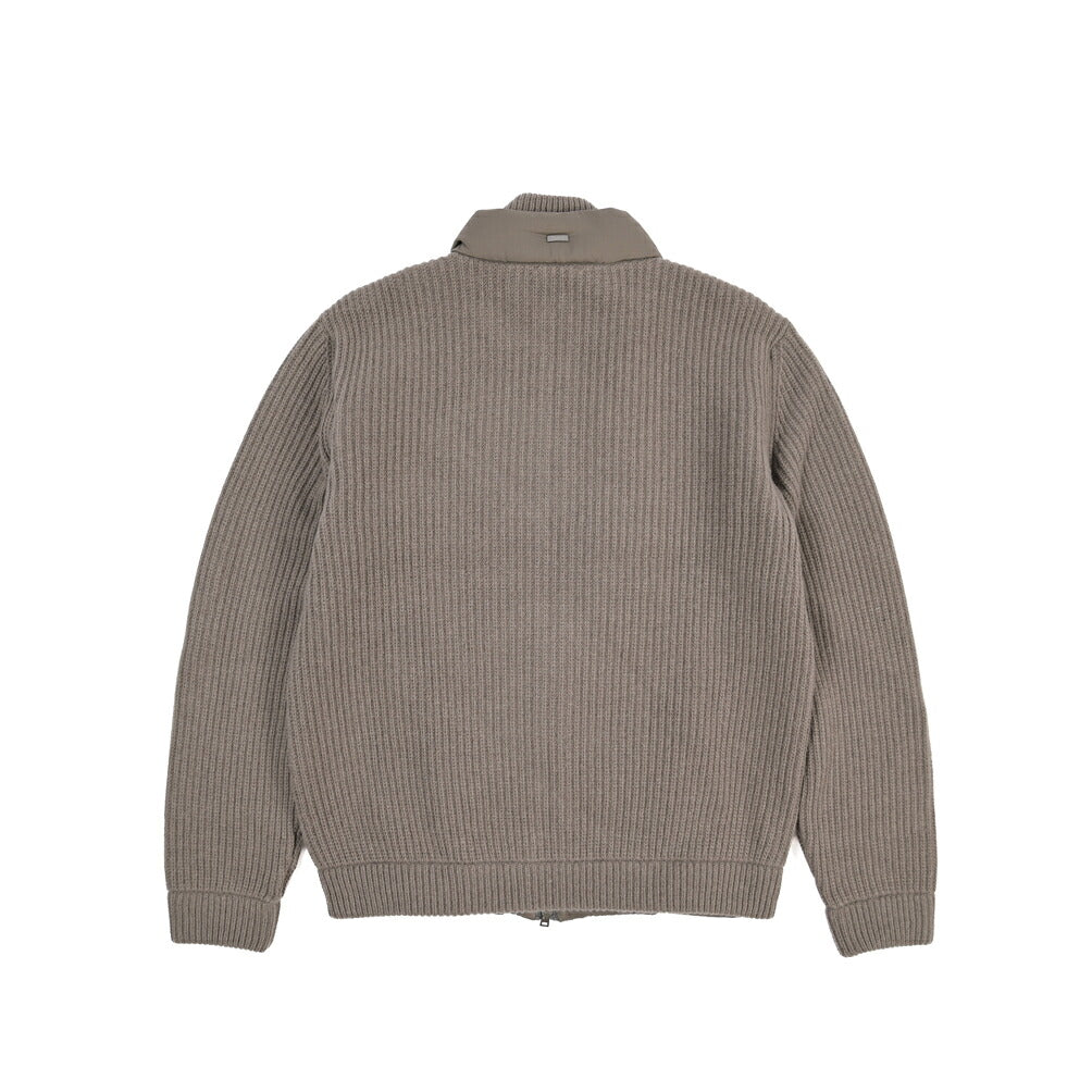 26-27AW HERNO 異素材コンビ 中綿入り ハイブリッドジャケット