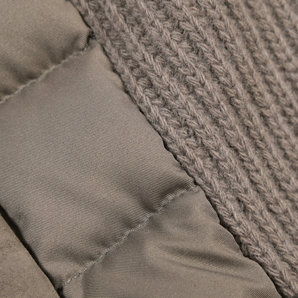 26-27AW HERNO 異素材コンビ 中綿入り ハイブリッドジャケット