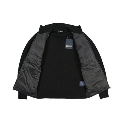 26-27AW HERNO 異素材コンビ ボンバージャケット / REGULAR FIT