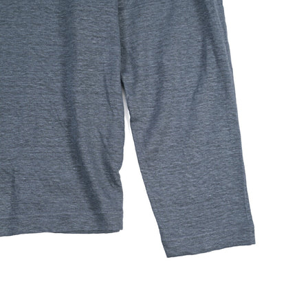 GRAN SASSO リネン100% クルーネック長袖Tシャツ