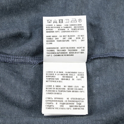 GRAN SASSO リネン100% クルーネック長袖Tシャツ