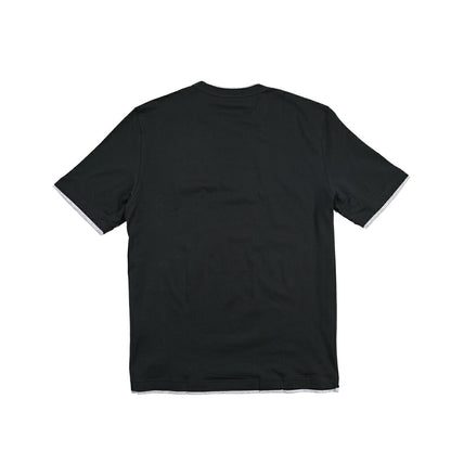 GRAN SASSO コットン100% クルーネック半袖Tシャツ