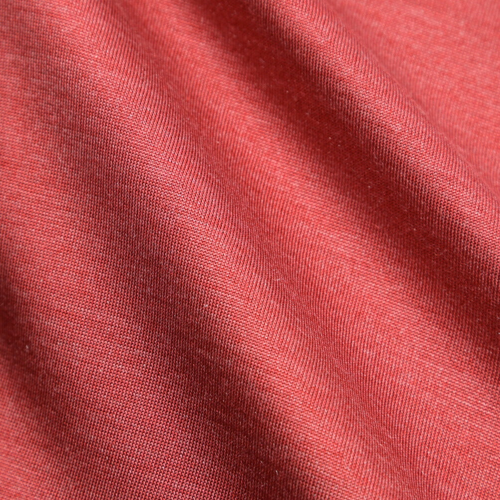 GRAN SASSO シルク100% クルーネック半袖Tシャツ