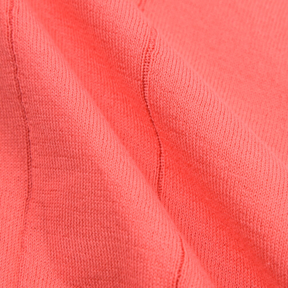 GRAN SASSO コットン100% スキッパーカラー半袖ニットポロシャツ