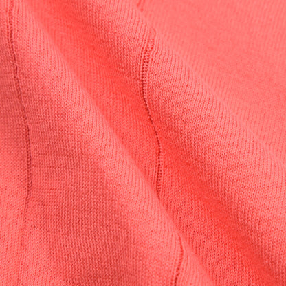 GRAN SASSO コットン100% スキッパーカラー半袖ニットポロシャツ