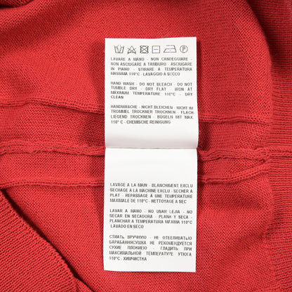 GRAN SASSO コットン100% スキッパーカラー半袖ニットポロシャツ