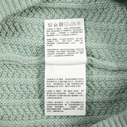 GRAN SASSO コットン100% スキッパーカラー半袖ニットポロシャツ