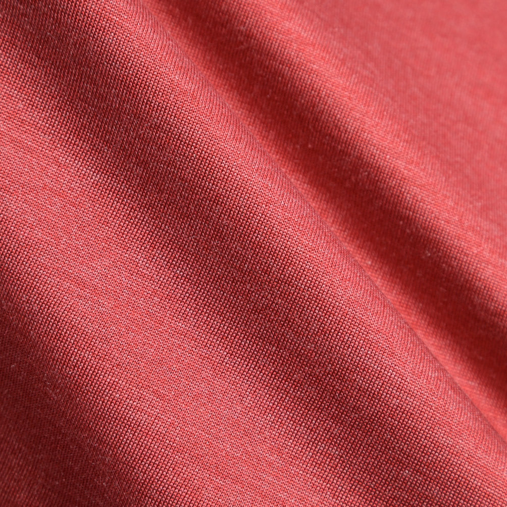 GRAN SASSO シルク100% クルーネック半袖Tシャツ