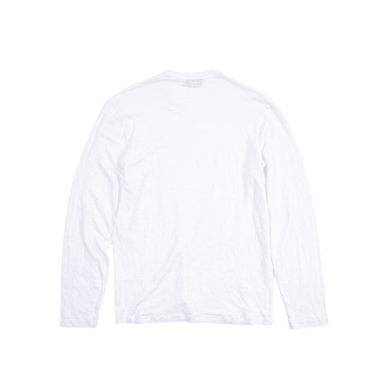 GRAN SASSO リネン100% クルーネック長袖Tシャツ