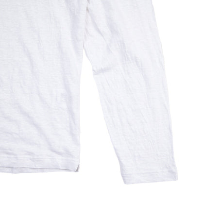 GRAN SASSO リネン100% クルーネック長袖Tシャツ