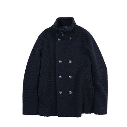HERNO Resort  スタンドカラーダブルブレストコート